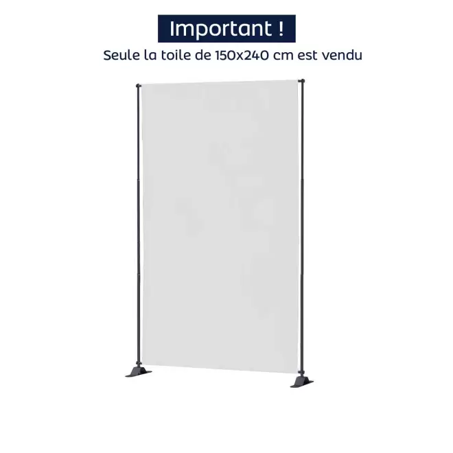 TOILE PHOTOCALL PERSONNALISABLE 'AEROTO' - blanc taille 1