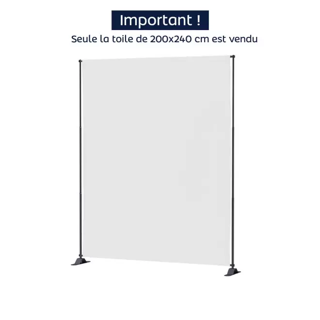 TOILE PHOTOCALL PERSONNALISABLE 'AEROTO' - blanc taille 2