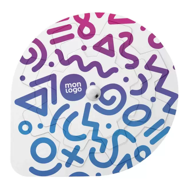 PUZZLE PERSONNALISABLE EN PAPIER 'PAZOO' - blanc