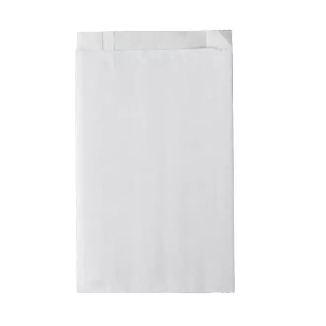 SAC PAPIER FOND PLAT PERSONNALISE 'KALETOS' - blanc