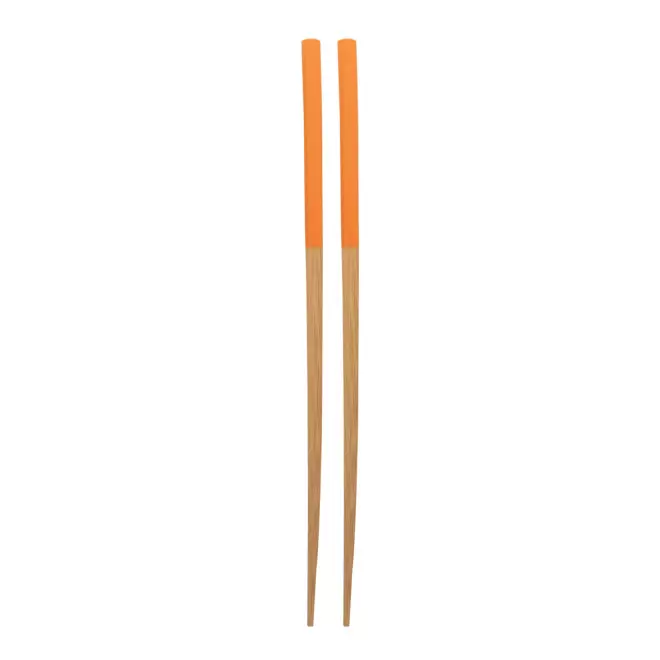 BAGUETTES PERSONNALISABLE EN BAMBOU 'BOLSU' - orange