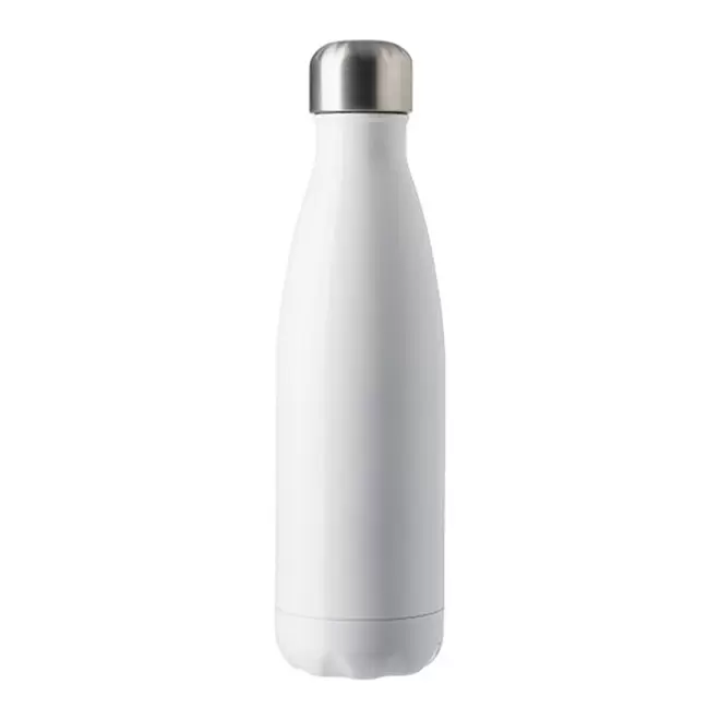 BOUTEILLE ISOTHERME PERSONNALISABLE 500ML 'MATERA' 4 JOURS - blanc