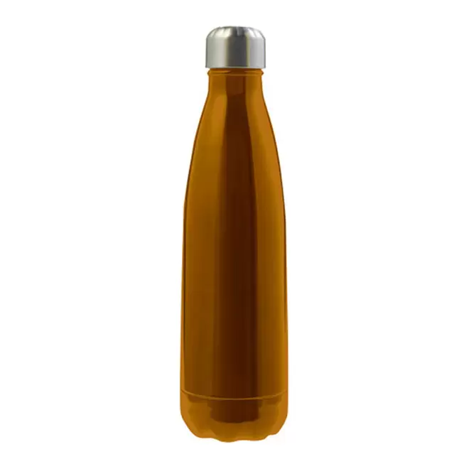 BOUTEILLE ISOTHERME PERSONNALISABLE 500ML 'MATERA' 4 JOURS - orange