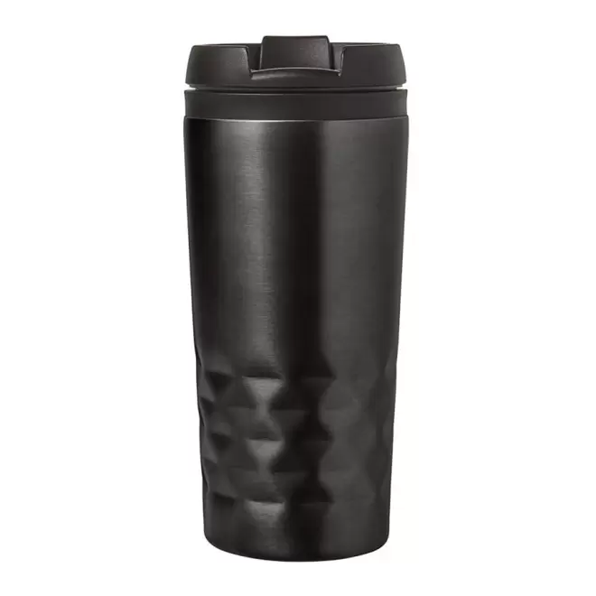 MUG ISOTHERME PERSONNALISABLE 'PRISME' 4 JOURS - noir