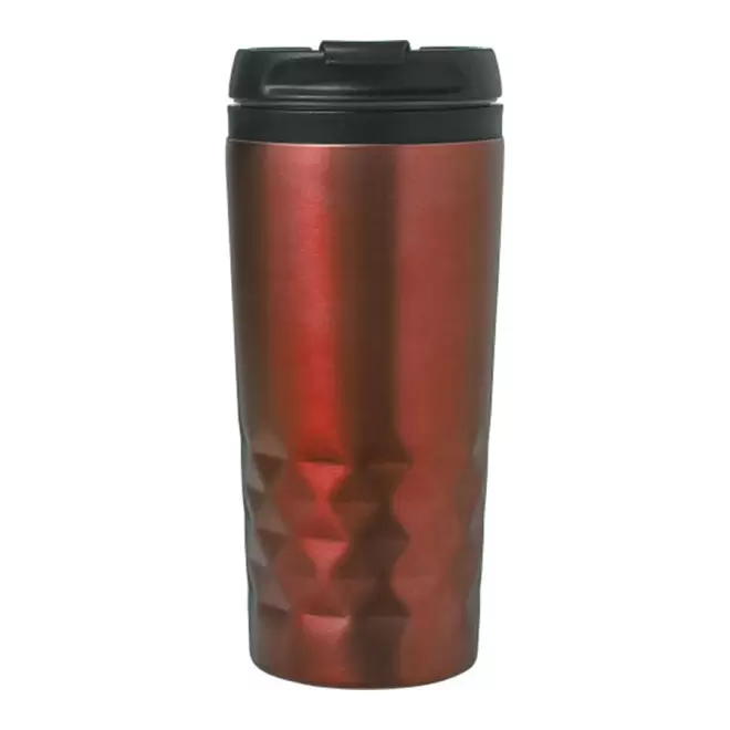 MUG ISOTHERME PERSONNALISABLE 'PRISME' 4 JOURS - rouge