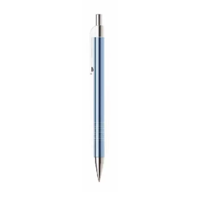 STYLO EN METAL PERSONNALISE 'JURA' - bleu clair