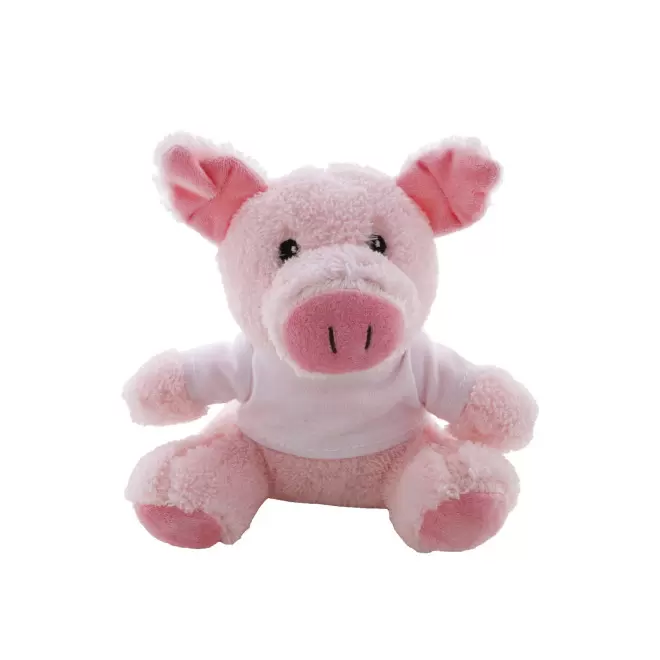 PELUCHE RPET PERSONNALISABLE 'CHACHA' - cochon