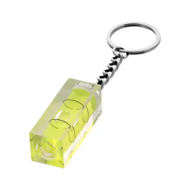 PORTE-CLES PUBLICITAIRE NIVEAU A BULLE 'ARCHEO' 4J - transparent