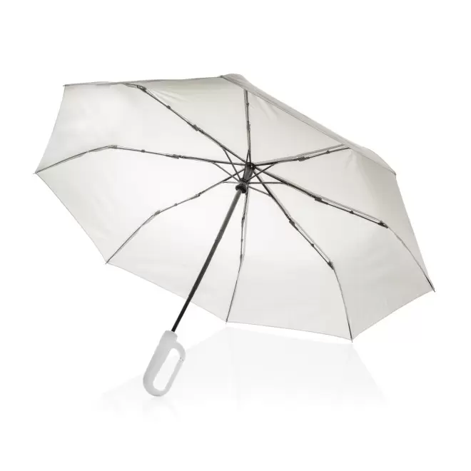 PARAPLUIE AVEC MOUSQUETON RPET PERSONNALISABLE 'YARA'  - beige