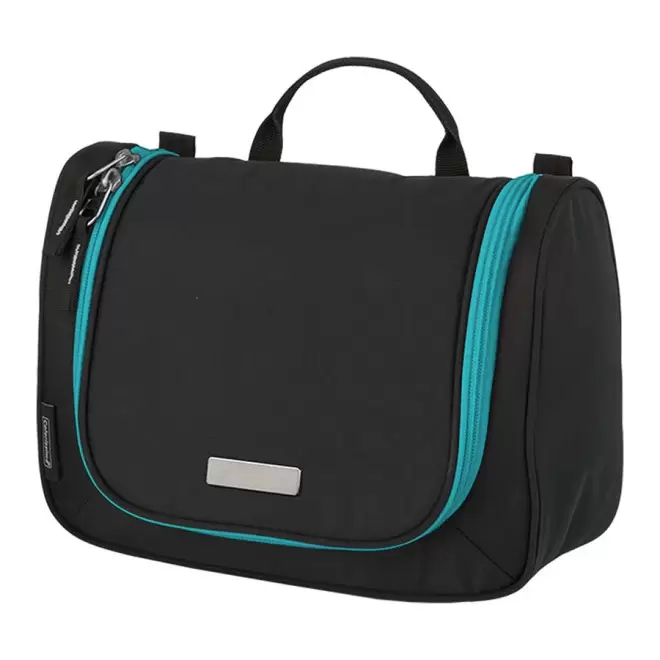 TROUSSE DE TOILETTE PERSONNALISABLE 'LINA' - turquoise
