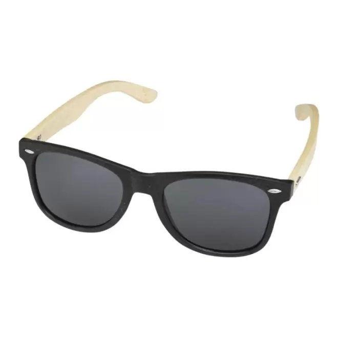 LUNETTES DE SOLEIL PUBLICITAIRES EN BAMBOU 'ELI' 4J - noir