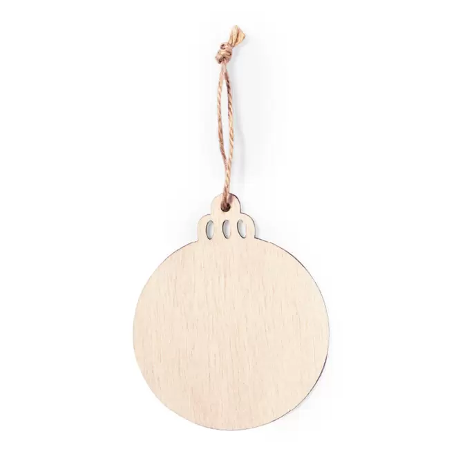 ORNEMENTS PERSONNALISABLE EN BOIS NOEL 'HOUTO' - boule