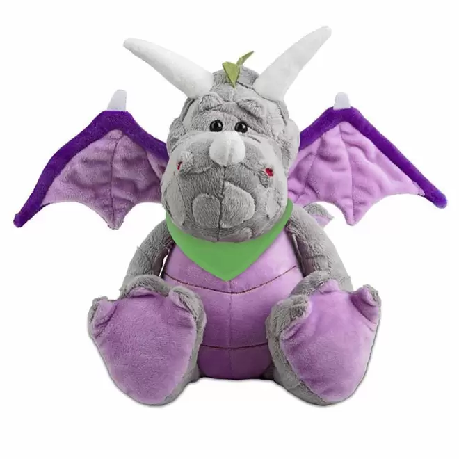 PELUCHE DRAGON PERSONNALISABLE 'ZOVA BANDANA' - vert clair