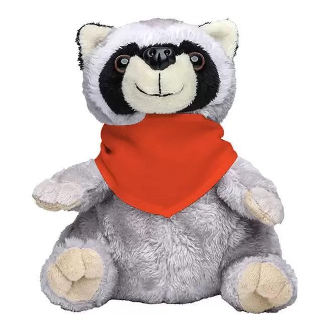 PELUCHE RATON LAVEUR PERSONNALISABLE 'RATOUNE BANDANA' - orange