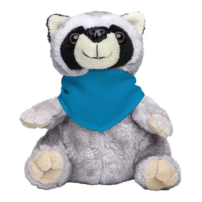 PELUCHE RATON LAVEUR PERSONNALISABLE 'RATOUNE BANDANA' - turquoise