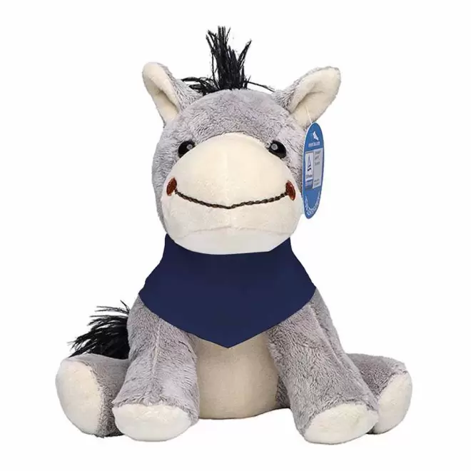 PELUCHE ANE PERSONNALISABLE 'JULES BANDANA' - bleu foncé