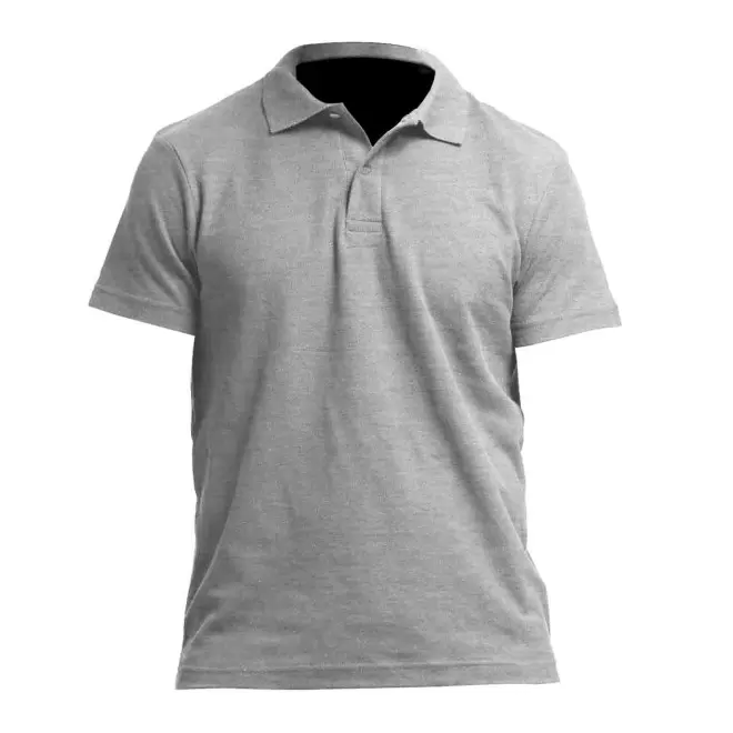 POLO PERSONNALISABLE LES FILOSOPHES® 'SARTRE' - gris chiné