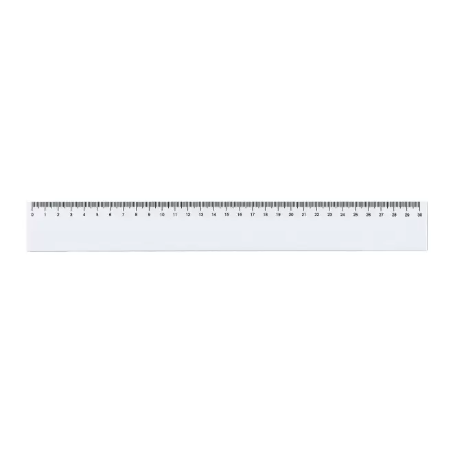 REGLE BLANCHE RIGIDE PERSONNALISABLE 'REGLUS' 30 CM - blanc 30 cm