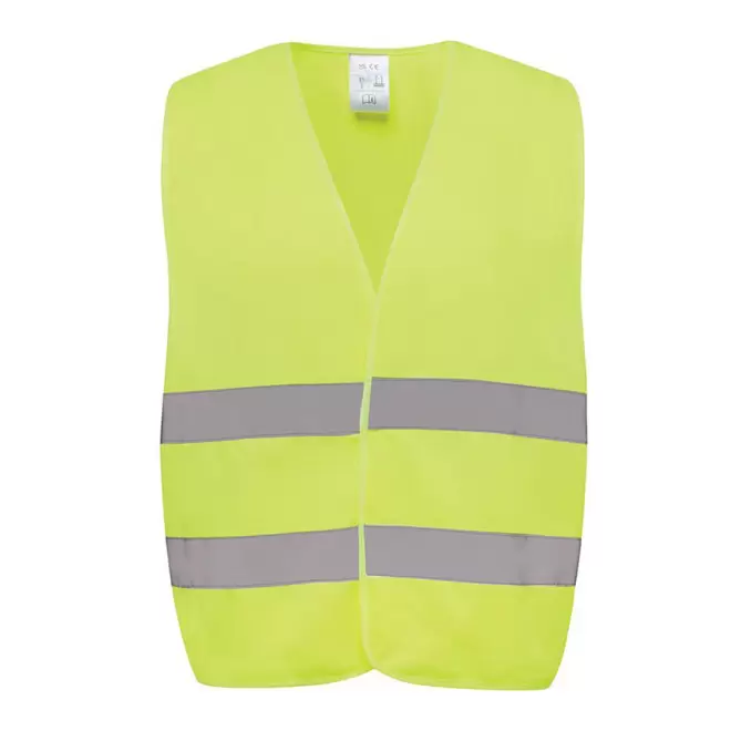 GILET DE SECURITE RPET PERSONNALISABLE 'FLUOSAFE RPET' - jaune fluo