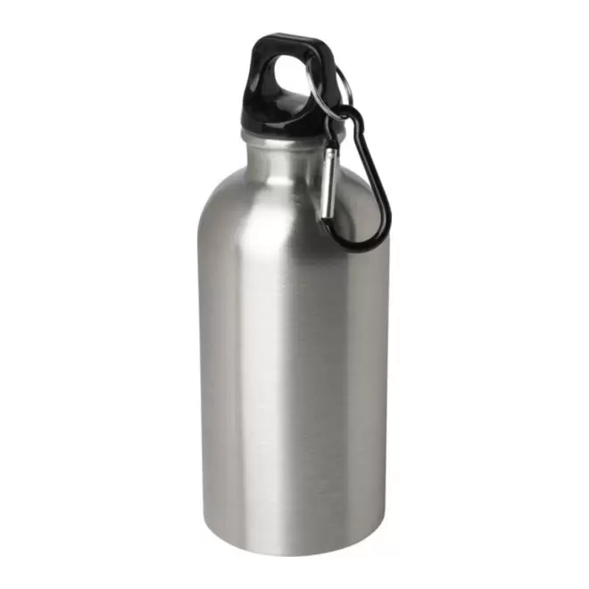GOURDE EN ACIER RECYCLE 400ML PERSONNALISABLE 'AVEREST' - argenté