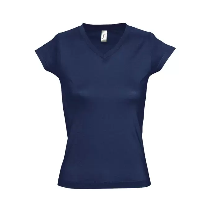 TEE-SHIRT PERSONNALISÉ FEMME 'MOON' 150 GR/M² - french marine