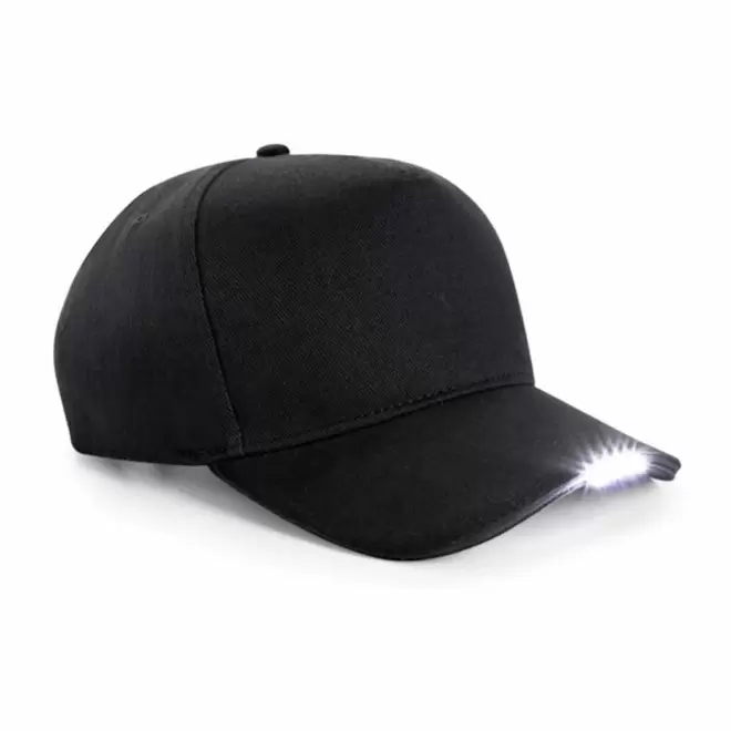 CASQUETTE LED BEECHFIELD PERSONNALISABLE 'CALIGHT' - noir