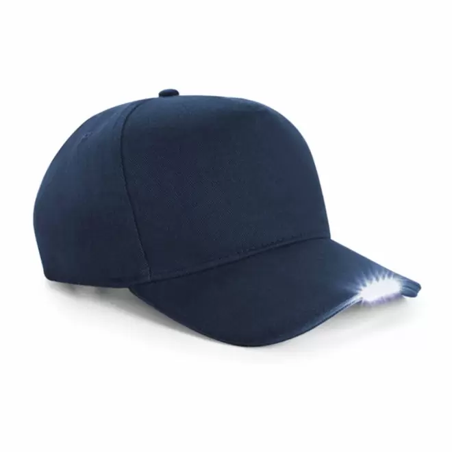 CASQUETTE LED BEECHFIELD PERSONNALISABLE 'CALIGHT' - bleu marine
