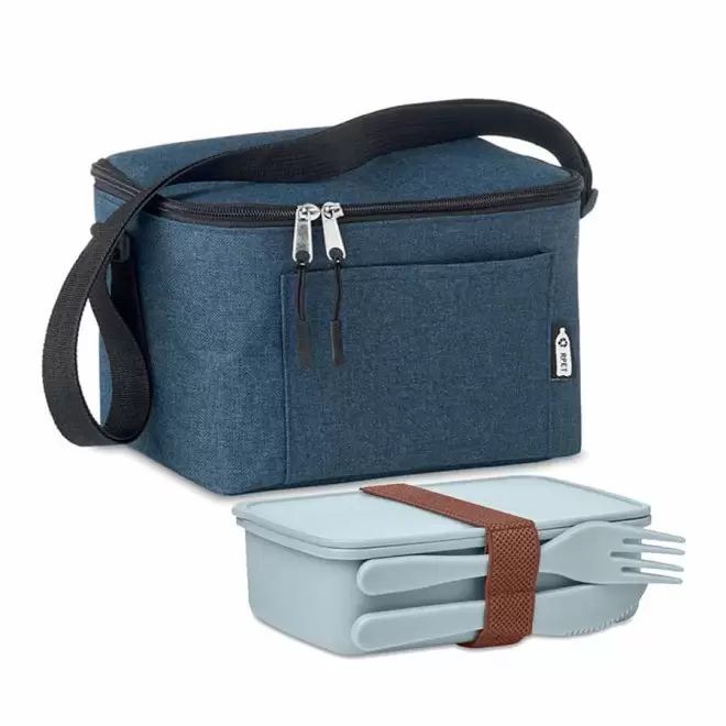 SET LUNCHBOX ET SAC ISOTHERME PERSONNALISABLE 'SVITO' - bleu/bleu ciel