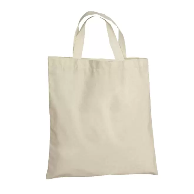 TOTE BAG PUBLICITAIRE ANSES COURTES 'MINI CLEA' 110 GR/M² - naturel