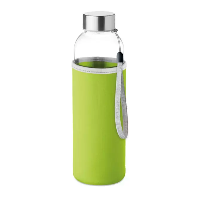 BOUTEILLE VERRE/NEOPRENE PERSONNALISABLE 'BOCA GLASS' 4J - citron vert