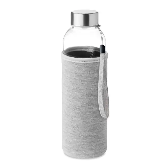 BOUTEILLE VERRE/NEOPRENE PERSONNALISABLE 'BOCA GLASS' 4J - gris