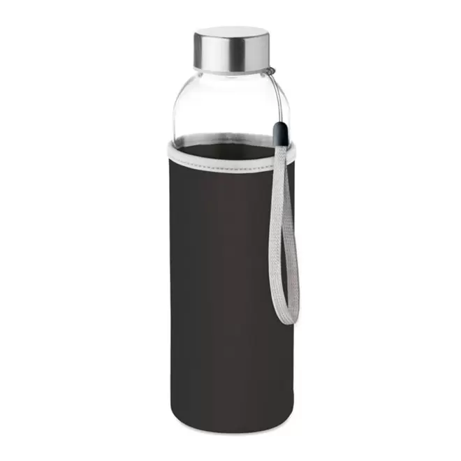 BOUTEILLE VERRE/NEOPRENE PERSONNALISABLE 'BOCA GLASS' 4J - noir