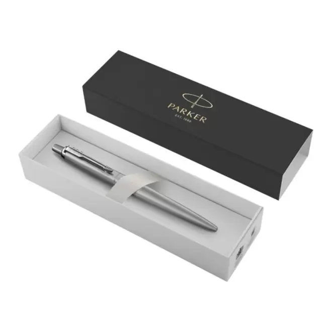 STYLO PERSONNALISABLE PARKER® 'JOTTER MONOCHROME' 4J - argenté