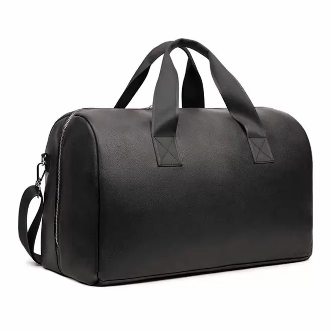 SAC DE VOYAGE PERSONNALISABLE EN PU RECYCLE 'LOKAS' - noir