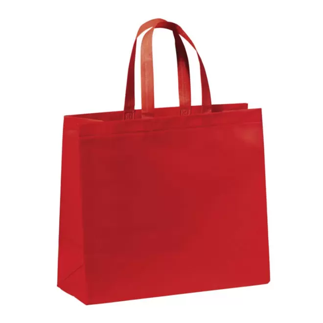 CABAS PUBLICITAIRE ANSES LONGUES 'VILLA'  - rouge