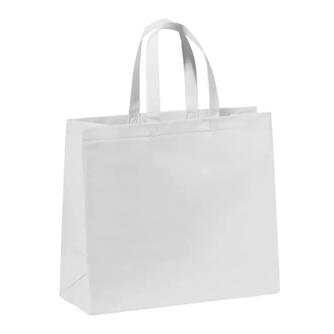 CABAS PUBLICITAIRE ANSES LONGUES 'VILLA'  - blanc