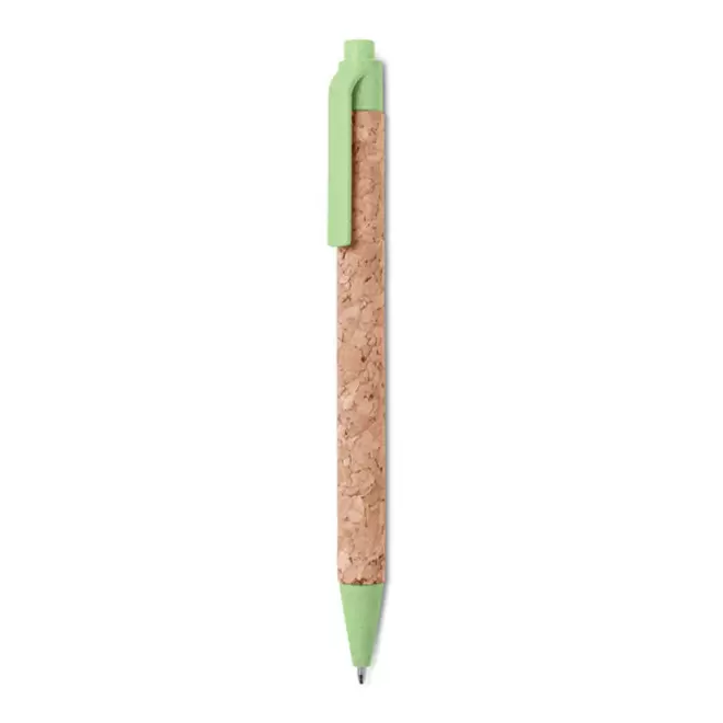 STYLO PERSONNALISABLE EN LIÈGE 'NOSTRO' 4J - vert