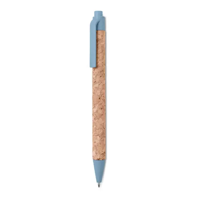 STYLO PERSONNALISABLE EN LIÈGE 'NOSTRO' 4J - bleu