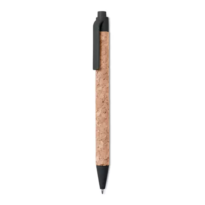 STYLO PERSONNALISABLE EN LIÈGE 'NOSTRO' 4J - noir