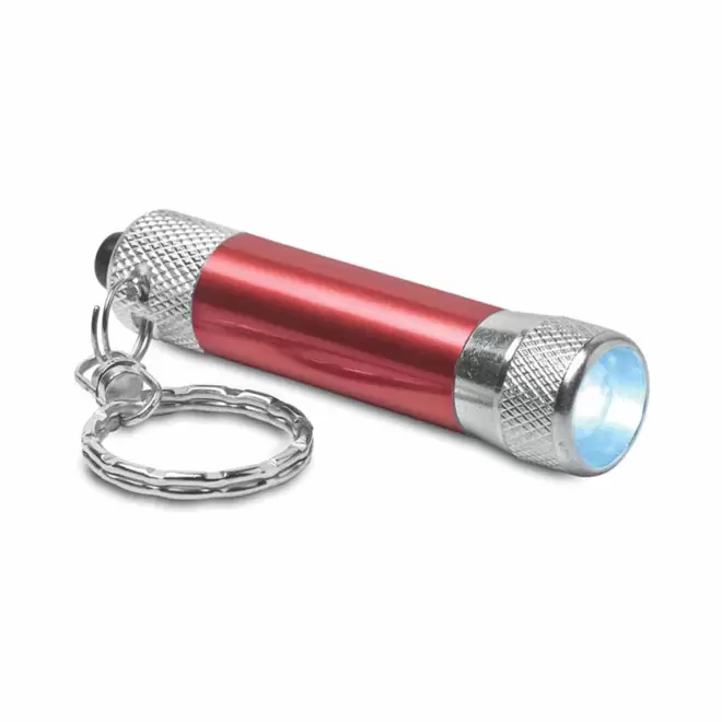 PORTE-CLES LAMPE PERSONNALISABLE 'VISTA ONE' 4J - rouge