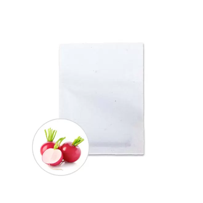 SACHET DE GRAINES PERSONNALISABLE ZERO PLASTIQUE 'RECOL' - radis