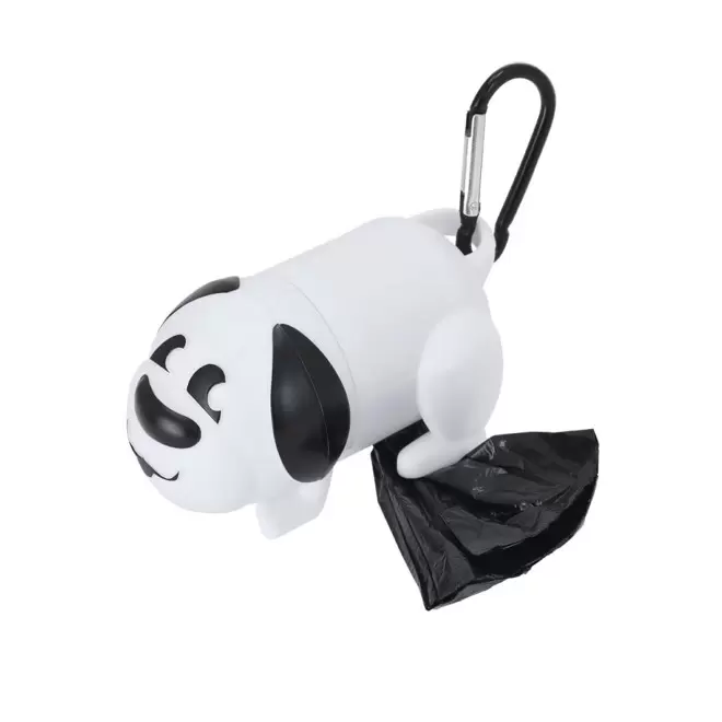 DISTRIBUTEUR DE SACS PERSONNALISABLE 'SORA CHIEN' - blanc