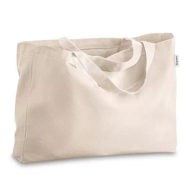 SAC AVEC COTON RECYCLE PERSONNALISABLE 'MULDO' - naturel