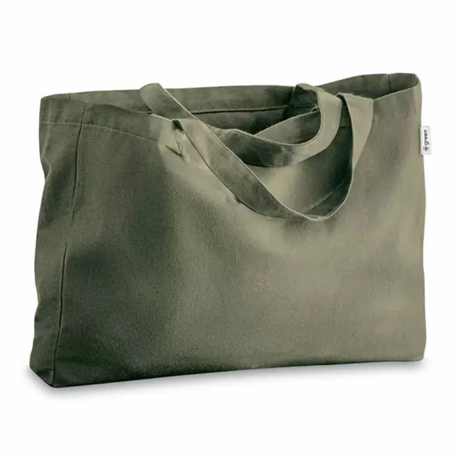 SAC COTON RECYCLE PERSONNALISABLE 'VOJO' - vert