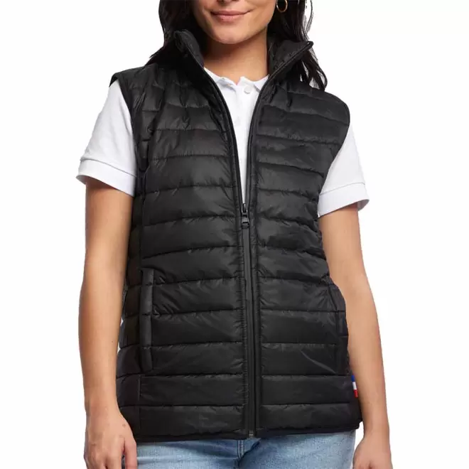 DOUDOUNE BW FEMME MUSTAGHATA® PERSONNALISABLE 'CHAMONIX' - noir