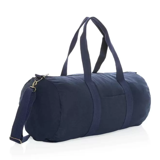 SAC DE SPORT PERSONNALISE TOILE 'TULILA' - bleu marine