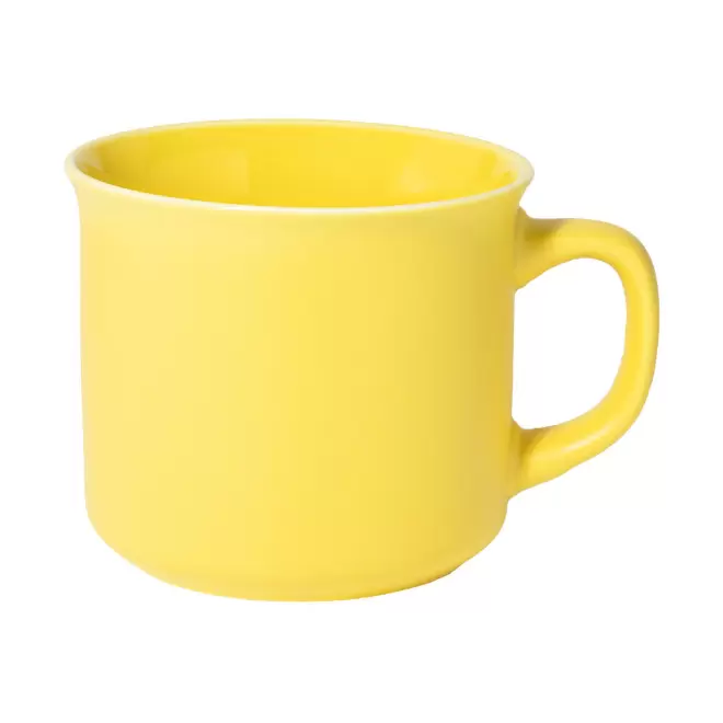 MUG EN CERAMIQUE 300ML PERSONNALISABLE 'BROBY COLOR' - jaune