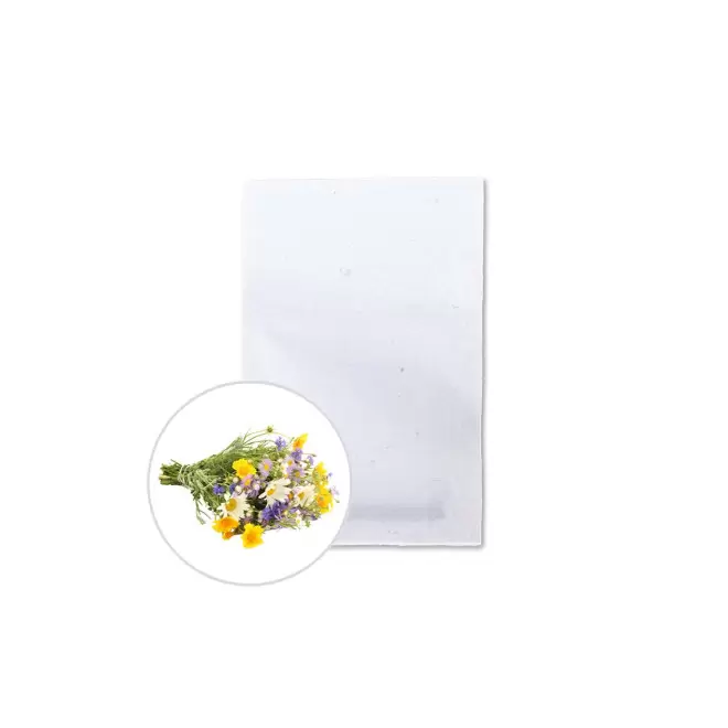 SACHET DE GRAINES PERSONNALISABLE  ZERO PLASTIQUE 'RECOLTI' - fleurs_sauvages