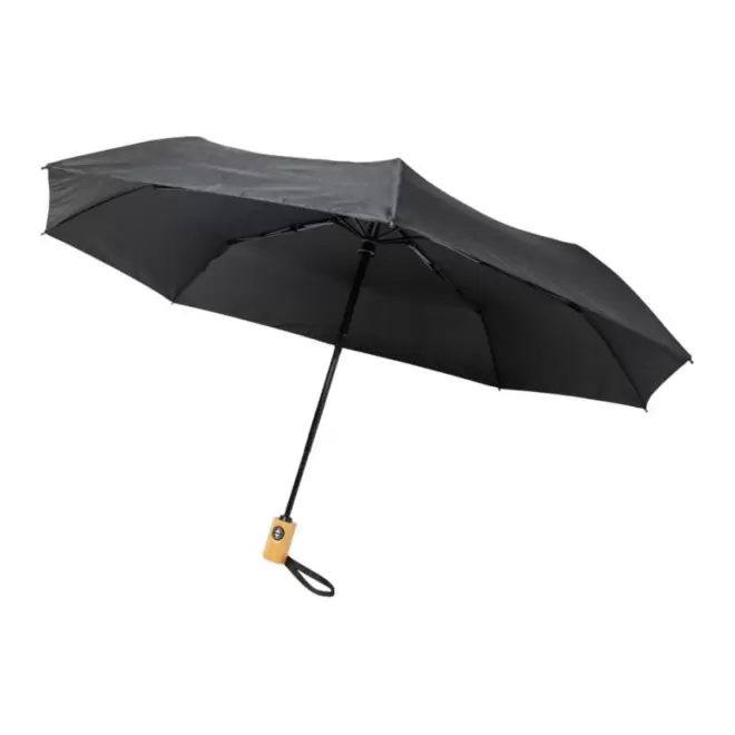 PARAPLUIE TEMPETE PERSONNALISE 'WESTPORT RPET 21' 4J - noir