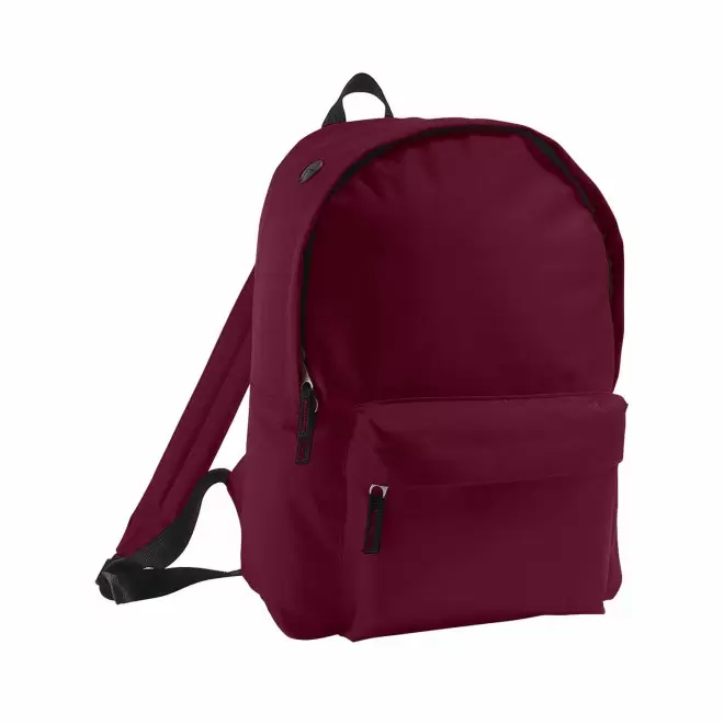 SAC A DOS PERSONNALISABLE EN POLYESTER 'RIDER' - bordeaux